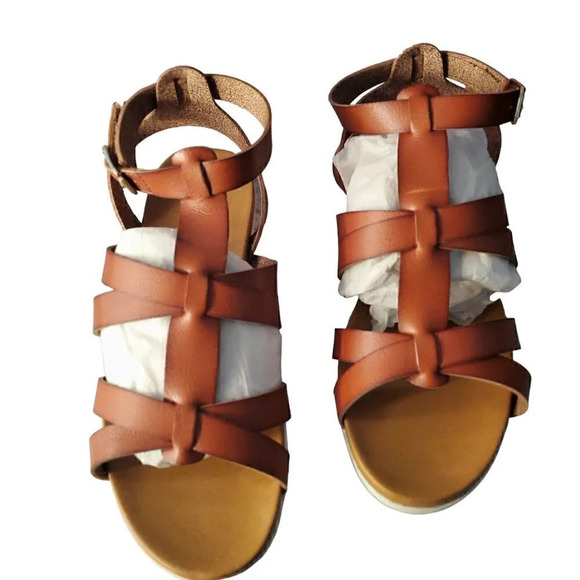 Nina | Strappy Sandal | Tan | size 5 - Picture 1 of 4
